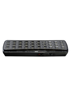 Светильник аккумуляторный, 30LED DC, черный, EL115