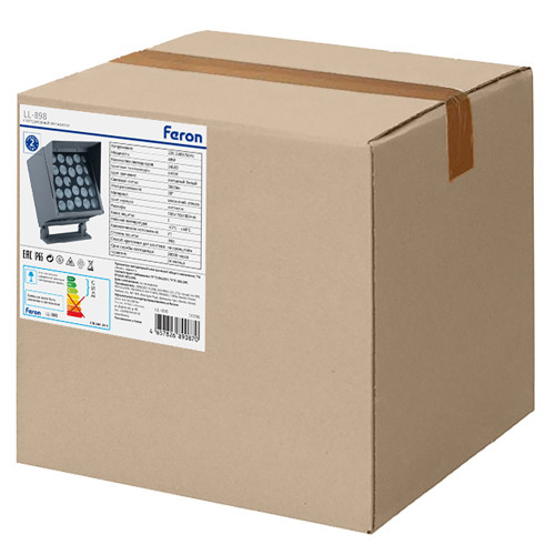 Светодиодный светильник ландшафтно-архитектурный Feron LL-898  AC220-240 49W 6400K IP66 квадрат