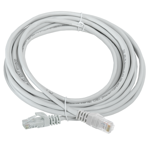 ITK RJ45(m) - RJ45(m) Cat. 5e U/UTP PVC 5м серый