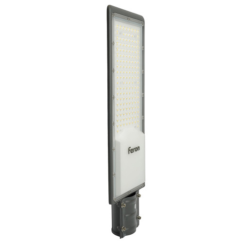 Светодиодный уличный консольный светильник Feron SP3036 150W 6400K 230V, серый Светодиодный уличный консольный светильник Feron SP3036 150W 6400K 230V, серый