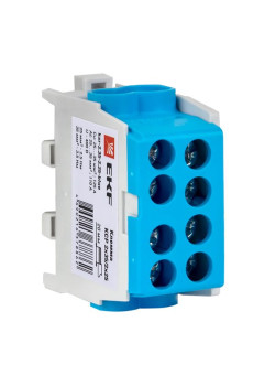 Клемма распределительная КСР с двойным винтом 2x35/2x25 cиняя EKF