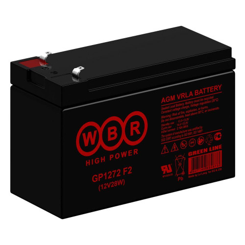 Аккумулятор WBR GP1272 F2 (12V28W) Аккумулятор WBR GP1272 F2 (12V28W)