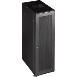 Шкаф коммутационный Lanmaster Business (TWT-CBB-32U-6X8-P1) напольный 32U 600x800мм пер.дв.перфор. задн.дв.перфор.2-хст. 2 бок.пан. 800кг черный IP20