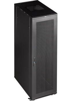 Шкаф коммутационный Lanmaster Business (TWT-CBB-32U-6X8-P1) напольный 32U 600x800мм пер.дв.перфор. задн.дв.перфор.2-хст. 2 бок.пан. 800кг черный IP20