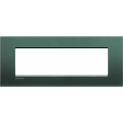 Livinglight Рамка прямоугольная, 7 модулей, цвет зелёный шелк