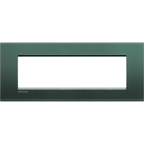 Livinglight Рамка прямоугольная, 7 модулей, цвет зелёный шелк