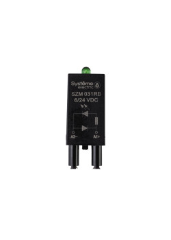 Защитный модуль диод+LED 6/24VDC