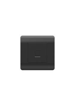 Розетка компьютерная 1-м NEW3-E RJ45 черн. CHINT 431490