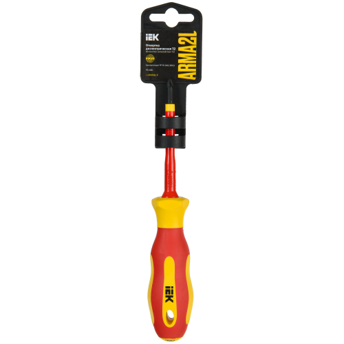 ARMATOOL Отвертка диэлектрическая PZ1х80 Т2 IEK ARMATOOL Отвертка диэлектрическая PZ1х80 Т2 IEK