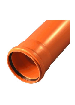 Труба канализационная 110x2000 мм PP SN4, наружная