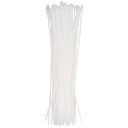 Хомут кабельный PCT 3.6х350-100WH 3.6х350 PA6.6 бел.(уп.100шт) JazzWay 5053885