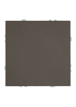 Заглушка (механизм), STEKKER, серия Эмили, RST00-5116-09, антрацит, soft touch