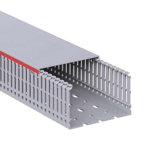 Короб перфорированный, серый RL6 100x60 Короб перфорированный, серый RL6 100x60