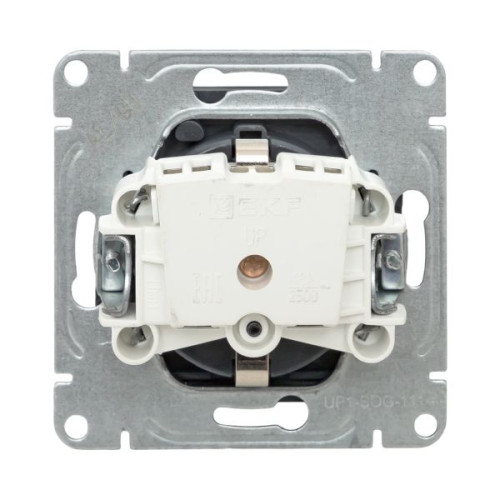 Механизм роз., 16А, IP44, с.з., с.ш., c крышкой, графит., Эпика EKF Механизм роз., 16А, IP44, с.з., с.ш., c крышкой, графит., Эпика EKF
