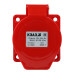 Розетка фланцевая 324-32А-6h-380AC-3P+PE-IP44 Розетка фланцевая 324-32А-6h-380AC-3P+PE-IP44