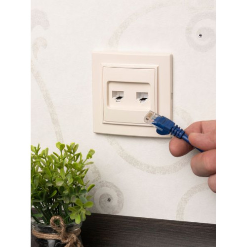 Минск Розетка RJ-45 2-местная СП беж. EKF Минск Розетка RJ-45 2-местная СП беж. EKF