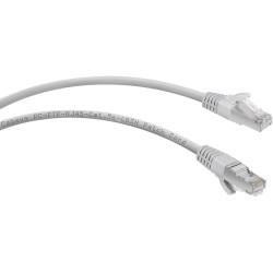 Патч-корд Cabeus PC-FTP-RJ45-CAT.5E-1M-LSZH F/UTP RJ-45 вил.-вилка RJ-45 кат.5E 1м серый LSZH