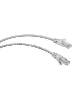 Патч-корд Cabeus PC-FTP-RJ45-CAT.5E-1M-LSZH F/UTP RJ-45 вил.-вилка RJ-45 кат.5E 1м серый LSZH