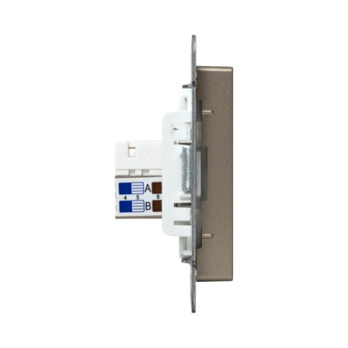 Механизм роз., RJ45 - 2шт, (cat5), шамп., Эпика EKF Механизм роз., RJ45 - 2шт, (cat5), шамп., Эпика EKF