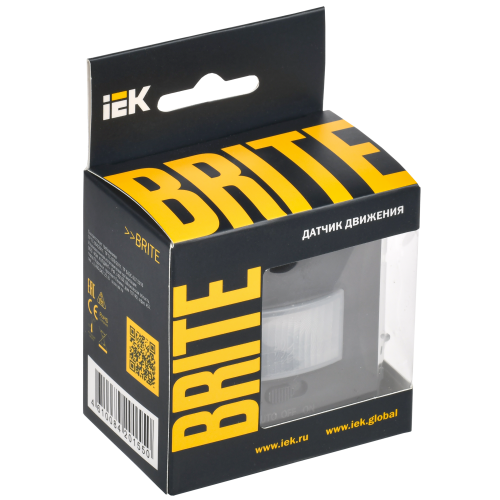 BRITE Датчик движения ДС10-1-БрГ графит IEK BRITE Датчик движения ДС10-1-БрГ графит IEK