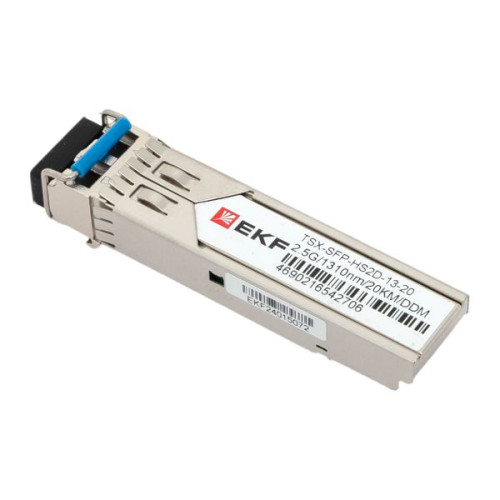 SFP модуль 2,5 Гбит двойное одномодовое оптоволокно 1310нм 20км TSX EKF SFP модуль 2,5 Гбит двойное одномодовое оптоволокно 1310нм 20км TSX EKF