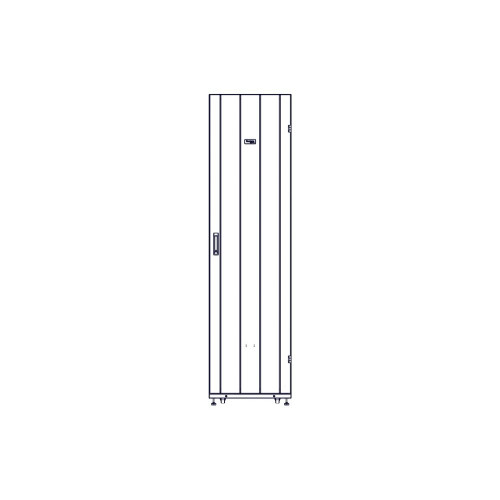 Шкаф Systeme Electric, серия Uniprom, 48U-600/1070, боковые панели 4шт, черный