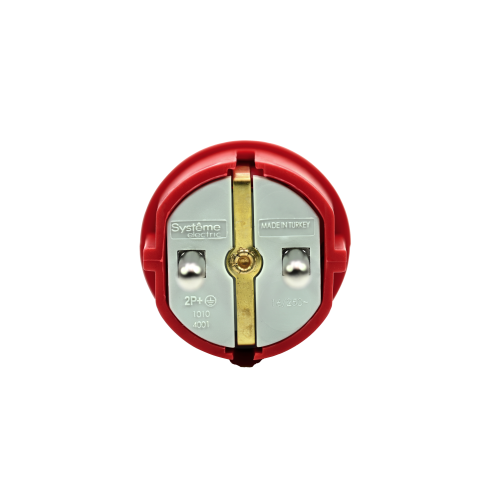 MULTISET Вилка 2К+З прямая каучуковая 16 А/250 В IP44 КРАСНАЯ MULTISET Вилка 2К+З прямая каучуковая 16 А/250 В IP44 КРАСНАЯ