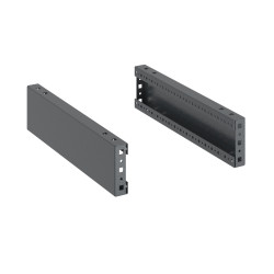 Панели цоколя для корпусов CQE & CQE N, ШхГ 400 мм, В=100 мм, RAL7011, комплект - 2 шт. (замена на R5NFPB40) RAM block