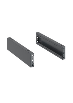 Панели цоколя для корпусов CQE & CQE N, ШхГ 1400 мм, В=100 мм, RAL7011, комплект - 2 шт. (замена на R5NFPB140) RAM block
