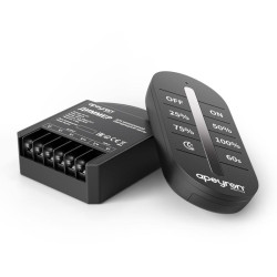 Диммер 12/24В 288/576Вт 3 канала 24А IP20 ПДУ RF сенсорный для монохромной светодиодной ленты Apeyron 04-101