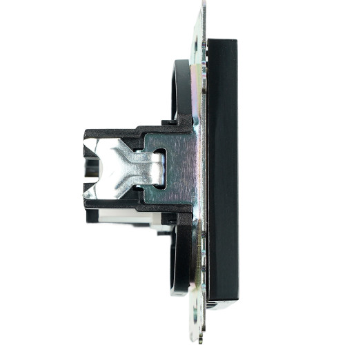 Розетка HDMI 2.1, Type A (механизм), STEKKER GLS00-7118-05, серия Катрин, черный Розетка HDMI 2.1, Type A (механизм), STEKKER GLS00-7118-05, серия Катрин, черный
