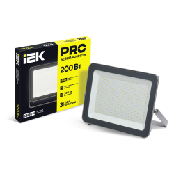 Прожектор светодиодный СДО 07-200 IP65 серый IEK