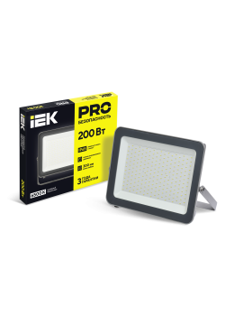 Прожектор светодиодный СДО 07-200 IP65 серый IEK