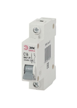 Выключатель автоматический модульный 1п C 16А 4.5кА ВА 47-29 SIMPLE-mod-03 ЭРА Б0039220