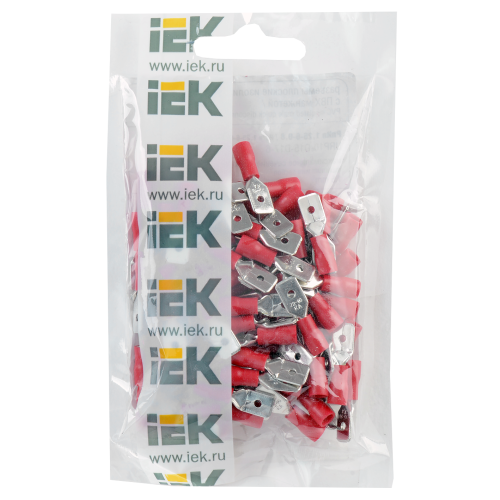 Разъем РпИп 1,25-6-0,8 плоский (100шт/упак) IEK