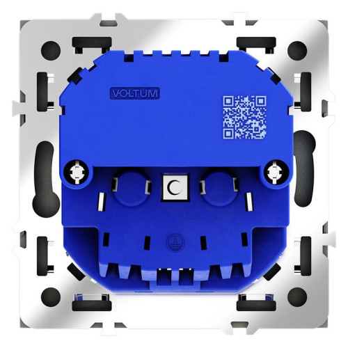 Розетка 1-м СП S70 16А с USB A+С с заземл. защ. шторки механизм черн. матов. Voltum VLS040508 Розетка 1-м СП S70 16А с USB A+С с заземл. защ. шторки механизм черн. матов. Voltum VLS040508