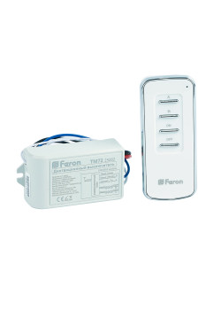 Выключатель дистанционный 230V 1000W 2-хканальный 30м с пультом управления, TM72