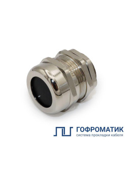 Ввод кабельный М20 IP68 d кабеля 10-14мм латунь ГОФРОМАТИК/ЗЭТАРУС zeta30122