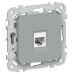 FLITE Розетка компьютерная RJ45 категория 5Е UTP РК5е-1-0-ФлС серый IEK FLITE Розетка компьютерная RJ45 категория 5Е UTP РК5е-1-0-ФлС серый IEK