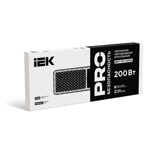 Светильник светодиодный консольный ДКУ 1011-200Ш 5000К IP65 IEK Светильник светодиодный консольный ДКУ 1011-200Ш 5000К IP65 IEK