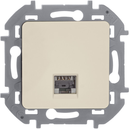 INSPIRIA Розетка компьютерная RJ45 категория 5Е UTP слоновая кость
