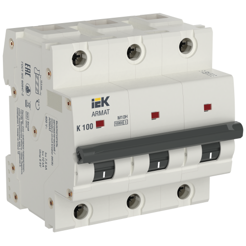 ARMAT Автоматический выключатель M10H 3P K 100А IEK