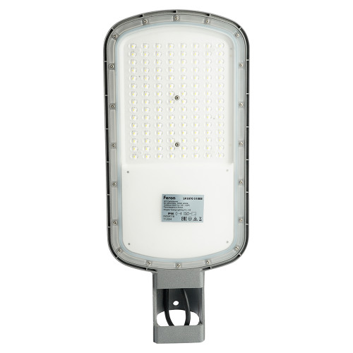 Светодиодный уличный консольный светильник Feron SP3070 100W 4000K AC90-300V, серый