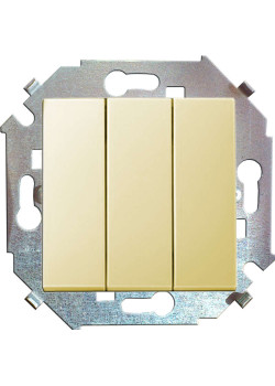 Выключатель 3-кл. СП Simon 15 16А IP20 винтов. зажим механизм сл. кость Simon 1591391-031