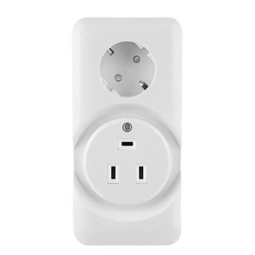 Розетка открытой установки для плит STEKKER PST32-53-20 с/з, 250В, 32А, белый
