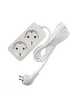 Удлинитель 2х1.5м с заземл. 10А IP20 2.2кВт ПВС Союз 481S-9201