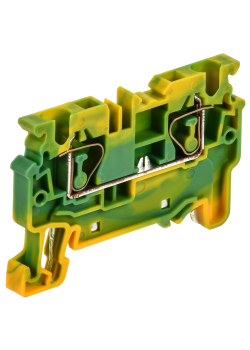 ARMAFIX Клемма пружинная CX4 PE 4мм2 проходная заземляющая IEK