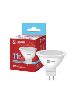 Лампа светодиодная LED-JCDR-VC 11Вт рефлектор 6500К холод. бел. GU5.3 990лм 230В IN HOME 4690612024745
