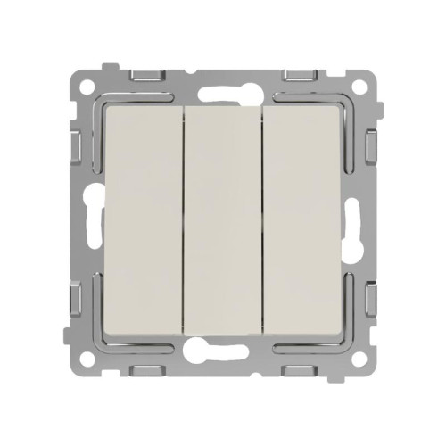 Выключатель 3-кл. СП Pixel 10А IP20 механизм беж. TOKOV ELECTRIC TKE-PX-V3-C02