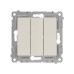 Выключатель 3-кл. СП Pixel 10А IP20 механизм беж. TOKOV ELECTRIC TKE-PX-V3-C02 Выключатель 3-кл. СП Pixel 10А IP20 механизм беж. TOKOV ELECTRIC TKE-PX-V3-C02